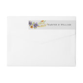 lente bloemen retouradres omwikkellabel (Achterkant)