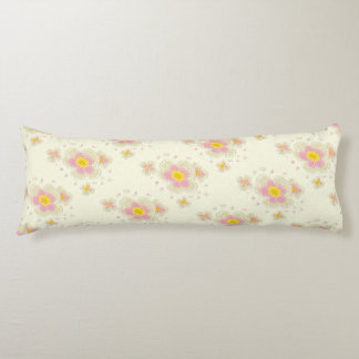 Lente Bloemen (roze/geel) Lichaamskussen