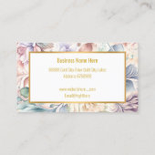  LENTE BLOEMEN VISITEKAARTJE (Achterkant)