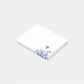 Lente Bloemen Vliegende Bij Post-it® Notities Post-it® Notes (Schuin)