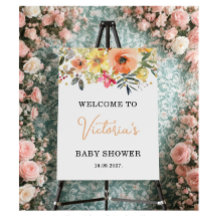 Lente Bloemen Welkom baby Borrel