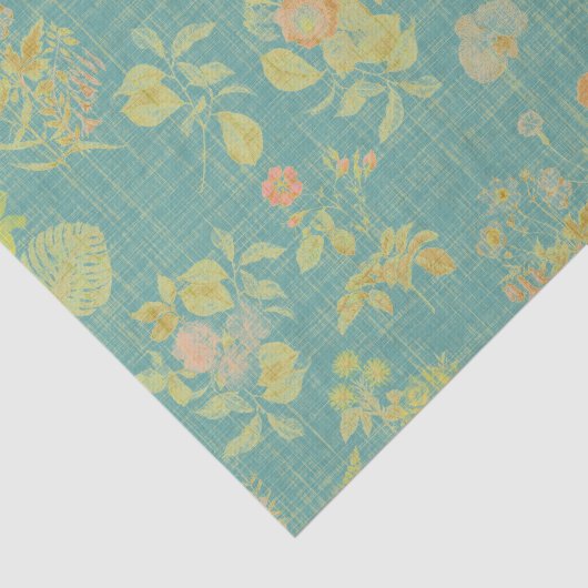  lente bloemenaangepaste tekst tissuepapier (Detail)