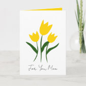 Lente bloemengezondheidskaart voor mama feestdagen kaart (Voorkant)