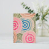 lente bloemenontwerp briefkaart (Staand voorkant)