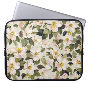Lente bloesem boom takken patroon laptop sleeve