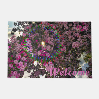 Lente bloesems deurmat