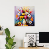 Lente Bloesems in Bloei, Bloem Arrangement Kunst Poster (Thuiskantoor)