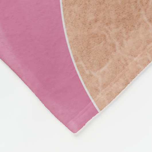 Lente bloesems Landschap Fleece Deken (Hoek)