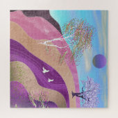 Lente bloesems Landschap Legpuzzel (Horizontaal)