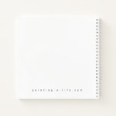 Lente bloesems notitieboek (Achterkant)