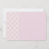 Lente bloesems Uitnodiging (Achterkant)