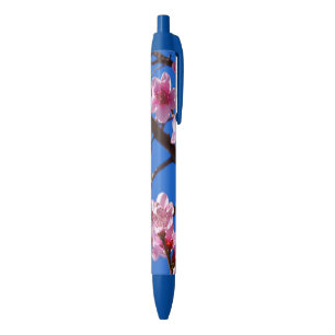 Lente bloesems zwarte inkt pen