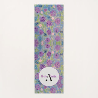 Lente Boeket Floral Monogram Yoga Mat