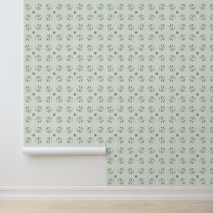lente boeketten patroon behang