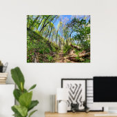 Lente Bosfoto Poster (Thuiskantoor)