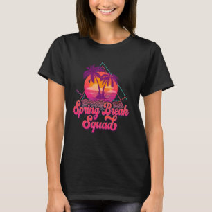 Lente Break Squad 2023 Retro 80s Zonsondergang Mat T-shirt