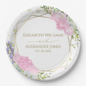 Lente Bruiloft Papier Bord Pastel Kleur Wildflower (Voorkant)