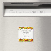 Lente Bruiloft Save The Date Magneet (Insitu (Vaatwasser))