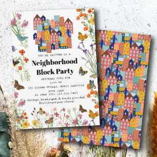 Lente Buurt BBQ Block Party Kaart