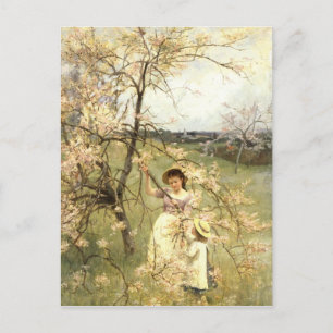 Lente, c.1880 briefkaart