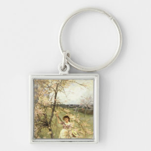Lente, c.1880 sleutelhanger