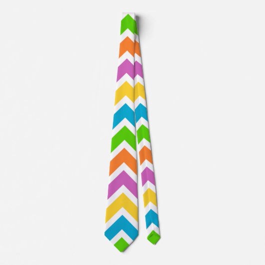 lente chevron stropdas (Voorkant)