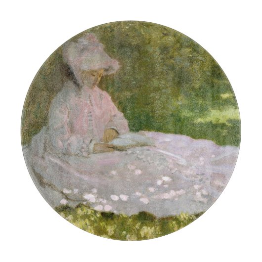 Lente - Claude Monet Snijplank (Voorkant)