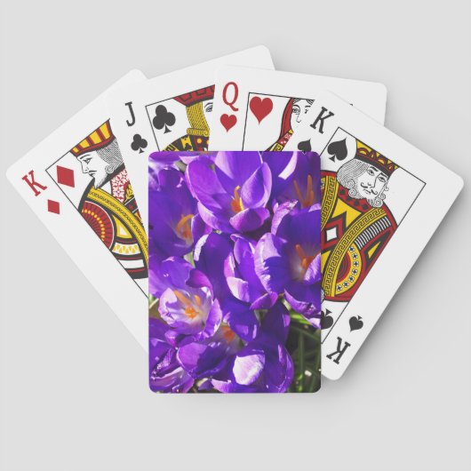 LENTE CROCUS POKERKAARTEN (Achterkant)