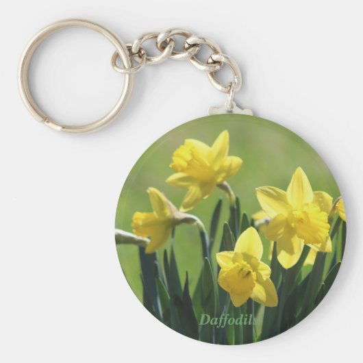 Lente Daffodils. Sleutelhanger (Voorkant)