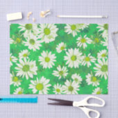 Lente dagen op groen tissuepapier (Craft)