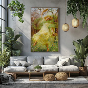 Lente door William Savage Cooper Poster