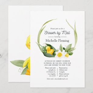 Lente Eendje Baby Shower per Post Kaart