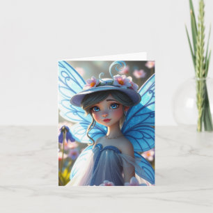 Lente Elf Portretkaart Feestdagen Kaart