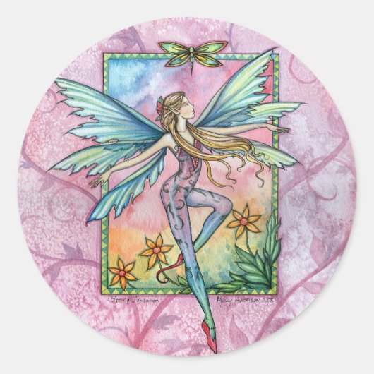 Lente Elfjes Stickers door Molly Harrison (Voorkant)
