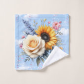 Lente en Zomer Bloeiende Bloemen Bad Handdoek (Wasdoekje)