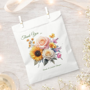 Lente en Zomer Bloeiende Bloemen Bedankzakje