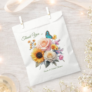 Lente en Zomer Bloeiende Bloemen Bedankzakje