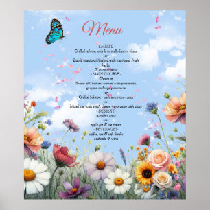 Lente en Zomer Bloeiende Bloemen Poster