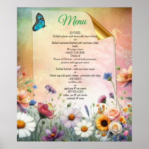 Lente en Zomer Bloeiende Bloemen Poster