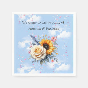 Lente en Zomer Bloeiende Bloemen Servet