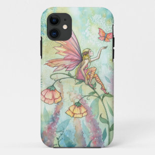 Lente Fantasie Fee Vlinder Kunst iPhone 11 Hoesje