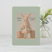  lente, feestdagenkaart (Staand voorkant)