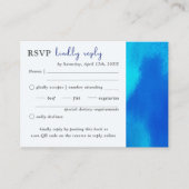 Lente Fondness Bruiloft RSVP QR Code Informatiekaartje (Voorkant)