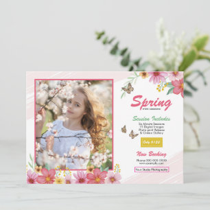 Lente Fotografie Mini Sessie Sjabloon