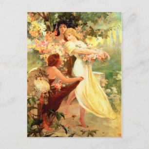 Lente-geest - Briefkaart