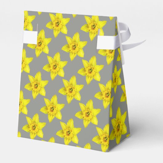 Lente gele maffia kunst bedankt cadeau bedankdoosjes (Achterkant)