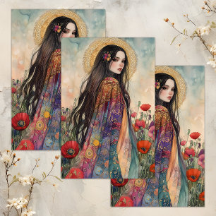 LENTE GODIN ONTKOPPELEN WEEFSEL PAPIER