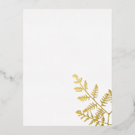 lente groen folie feestdagen briefkaart