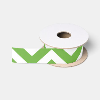 Lente Groen & Witte Chevron Huwelijk Verjaardag Lint