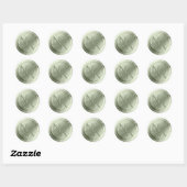 Lente Groene Folie Wax Seal Monogram Sticker (Vel)